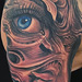 Face Sleeve Tattoo Design Thumbnail